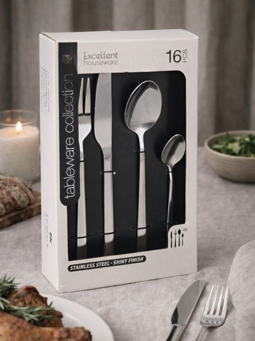 Hovedbilde Bestikksett - 16 deler - Blank
